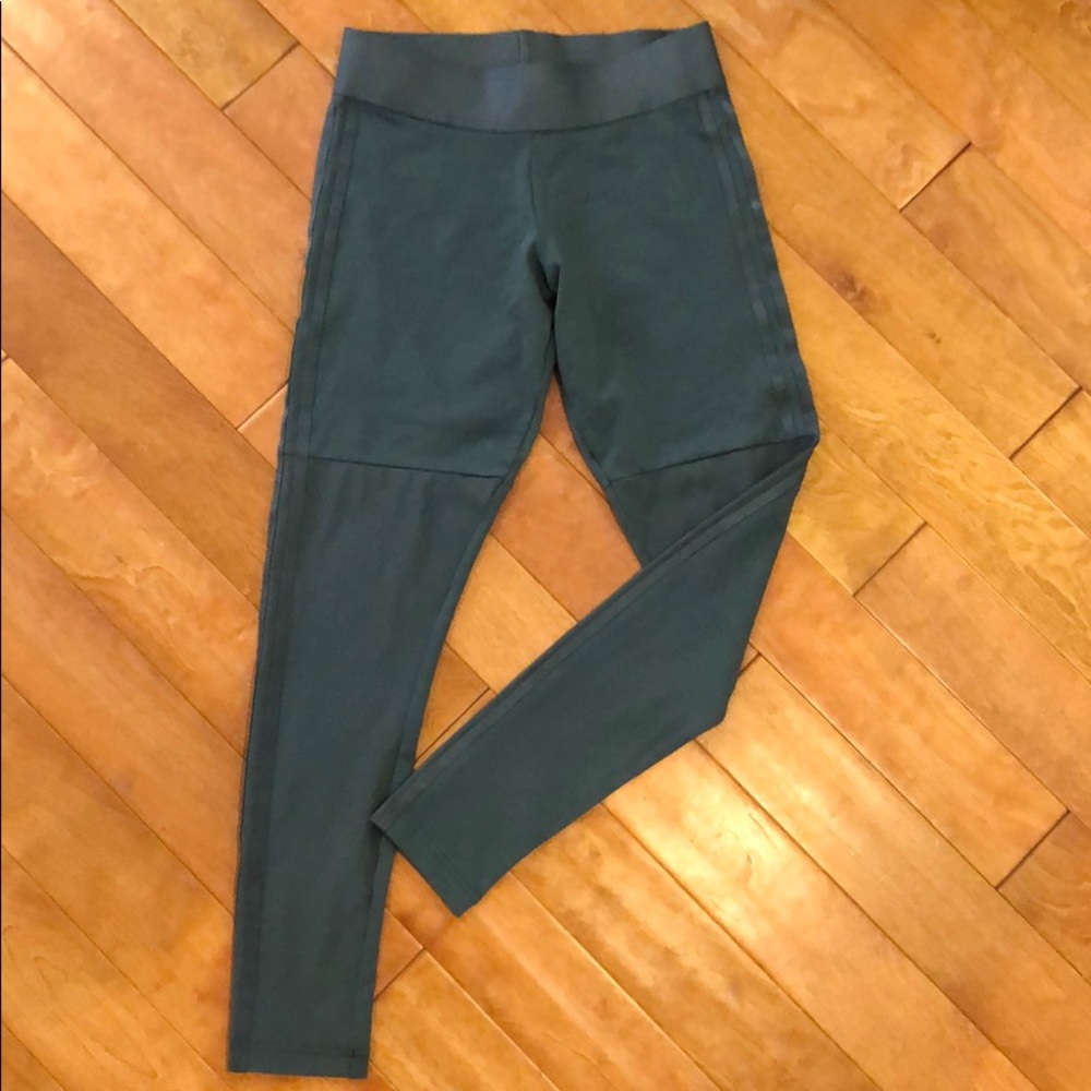 adidas army green leggings